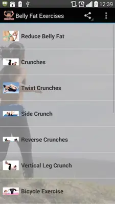 Belly Fat Exercises android App screenshot 4