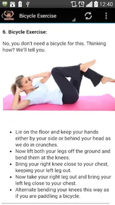 Belly Fat Exercises android App screenshot 5